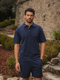 Navy Relaxed Polo