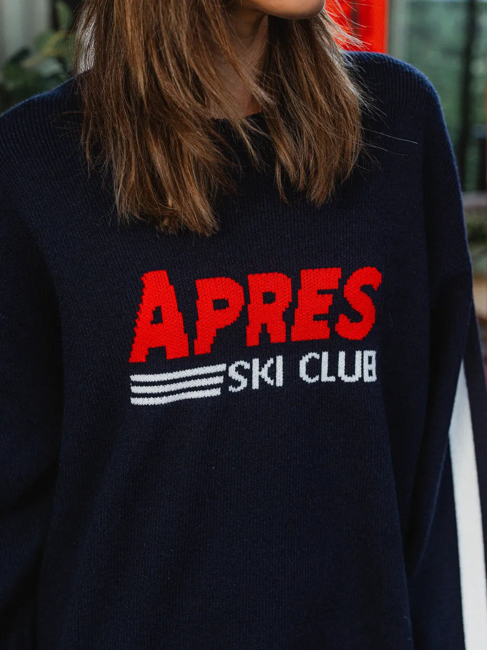 Navy Knit Apres Sweater