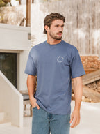 Blue Circle Oversized T-Shirt