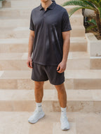 Dark Grey Sport Polo