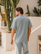 Light Blue Eivissa Oversized T-Shirt