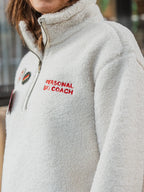 Off White Apres Teddy Half Zip