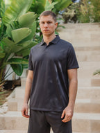 Dark Grey Sport Polo