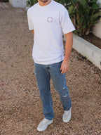 White Circle Oversized T-Shirt