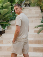 Beige Basic Sport T-shirt