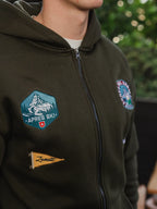 Übergroße Skiclub-Weste der Armee