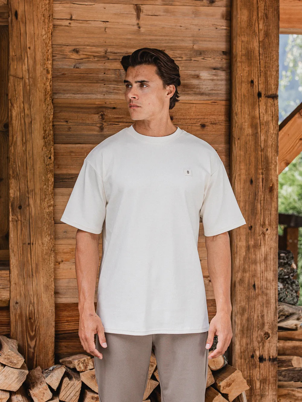 Creme Signature Oversized T-shirt