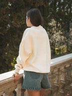 Creme Femme Oversized Sweater