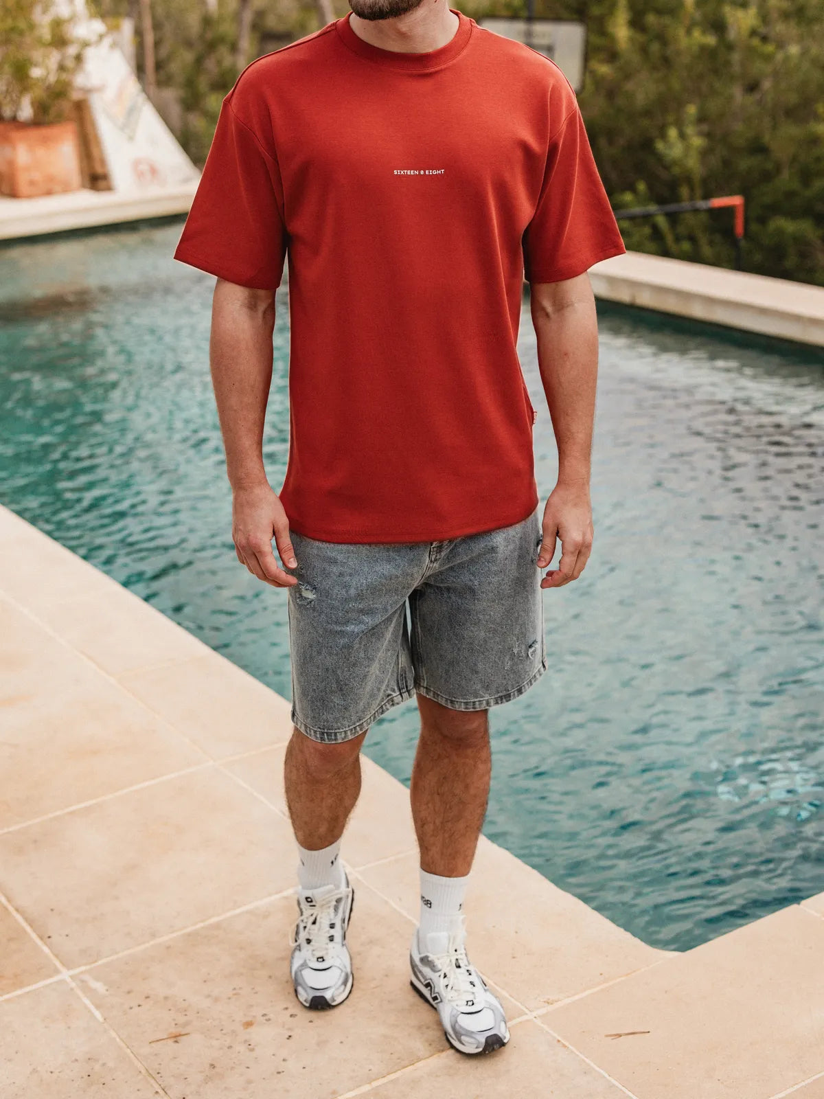 Red Sant Carles Oversized T-Shirt