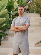 Light Grey Basic Sport T-shirt