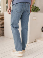 Classic Washed Denim Jeans