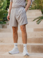 Light Grey Basic Sport Short