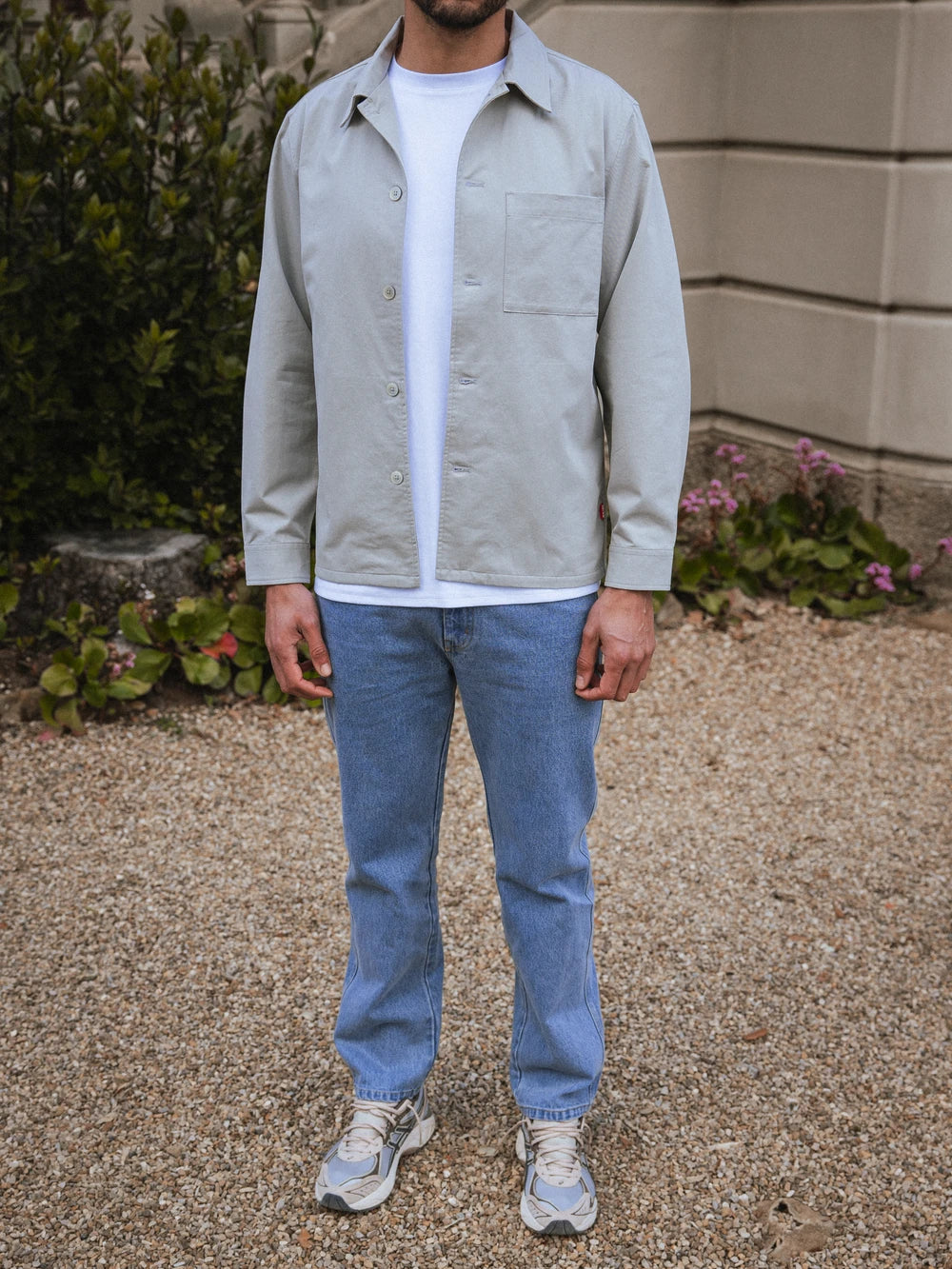 Olive Structured Overshirt