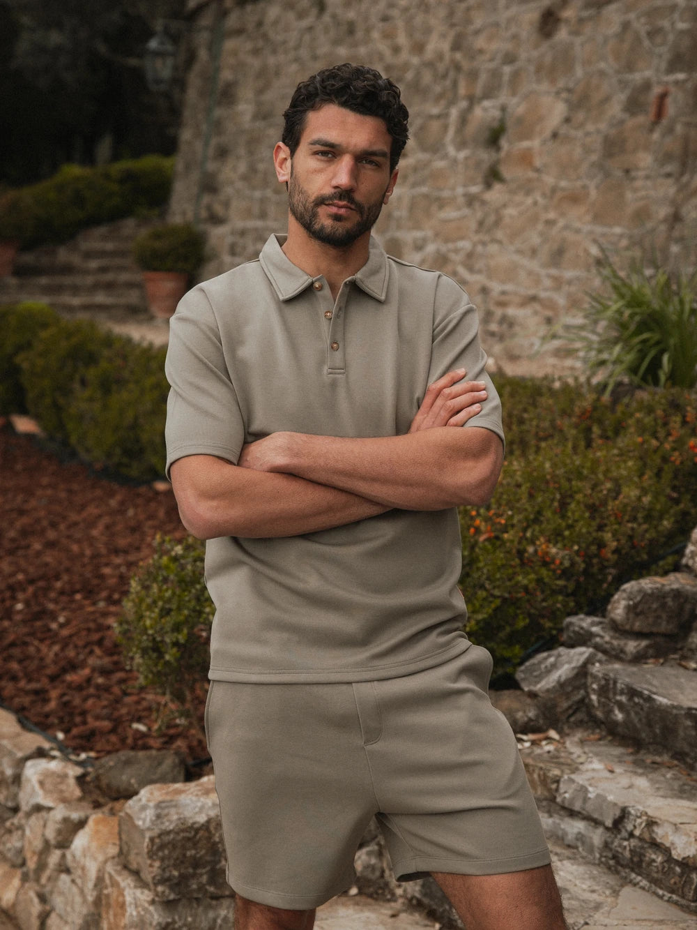 Olive Relaxed Polo