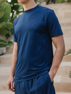 Blue Basic Sport T-shirt