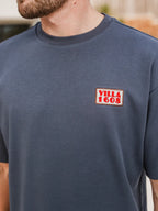 Blue Patch Oversized T-Shirt