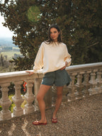 Creme Femme Oversized Sweater