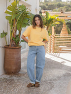 Yellow Stripe Soft T-shirt