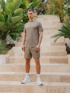 Brown Basic Sport T-shirt