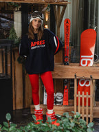 Marineblauer Strickpullover