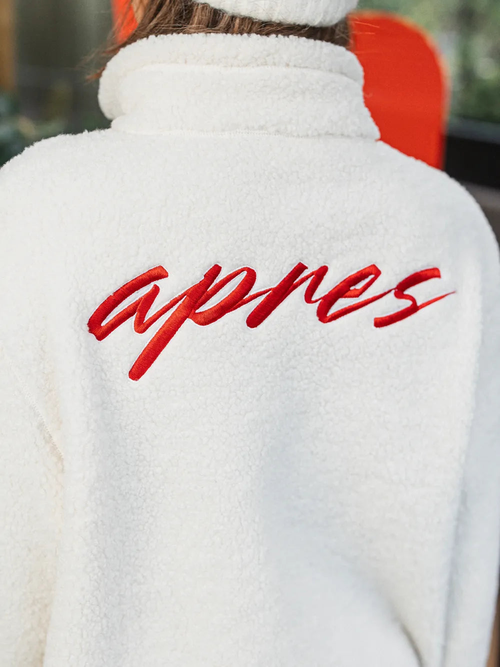 Off White Apres Teddy Half Zip
