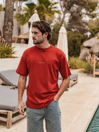 Red Sant Carles Oversized T-Shirt