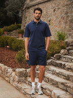 Navy Relaxed Polo