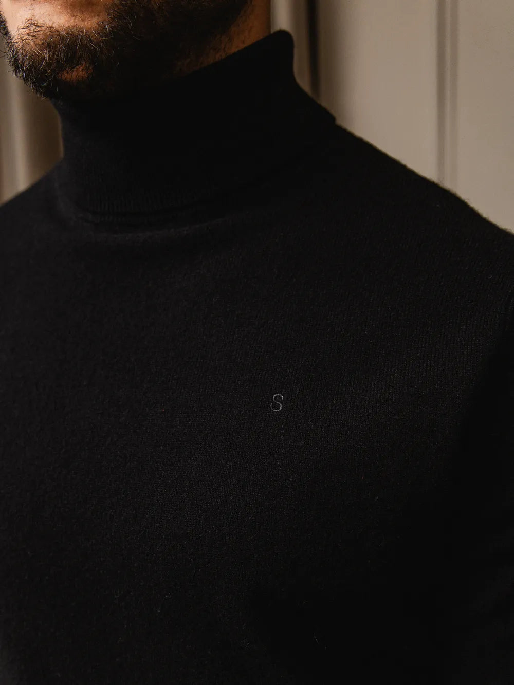 Black Wool Turtleneck