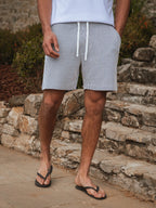 Navy Summer Stripe Short