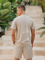 Beige Basic Sport T-shirt