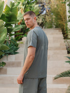 Olive Stitched Sport T-shirt