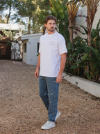 White Circle Oversized T-Shirt