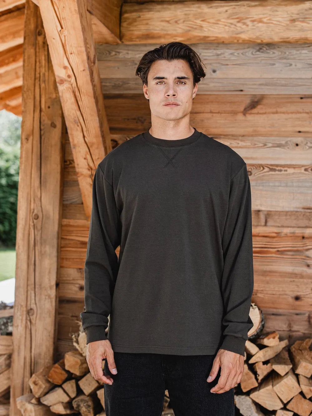 Dark Green Oversized Longsleeve