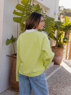 Knitted Amor Oversized Polo