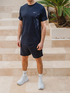 Navy Stitched Sport T-shirt