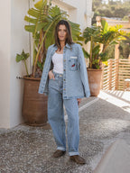 Light Blue Denim Amor Overshirt