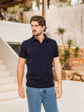 Marineblaues Business-Polo