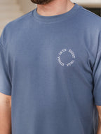 Blue Circle Oversized T-Shirt
