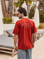 Red Sant Carles Oversized T-Shirt