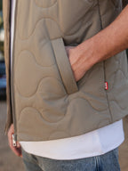 Khaki Stitch Bodywarmer