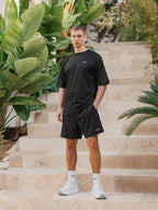 Black Oversized Sport T-shirt