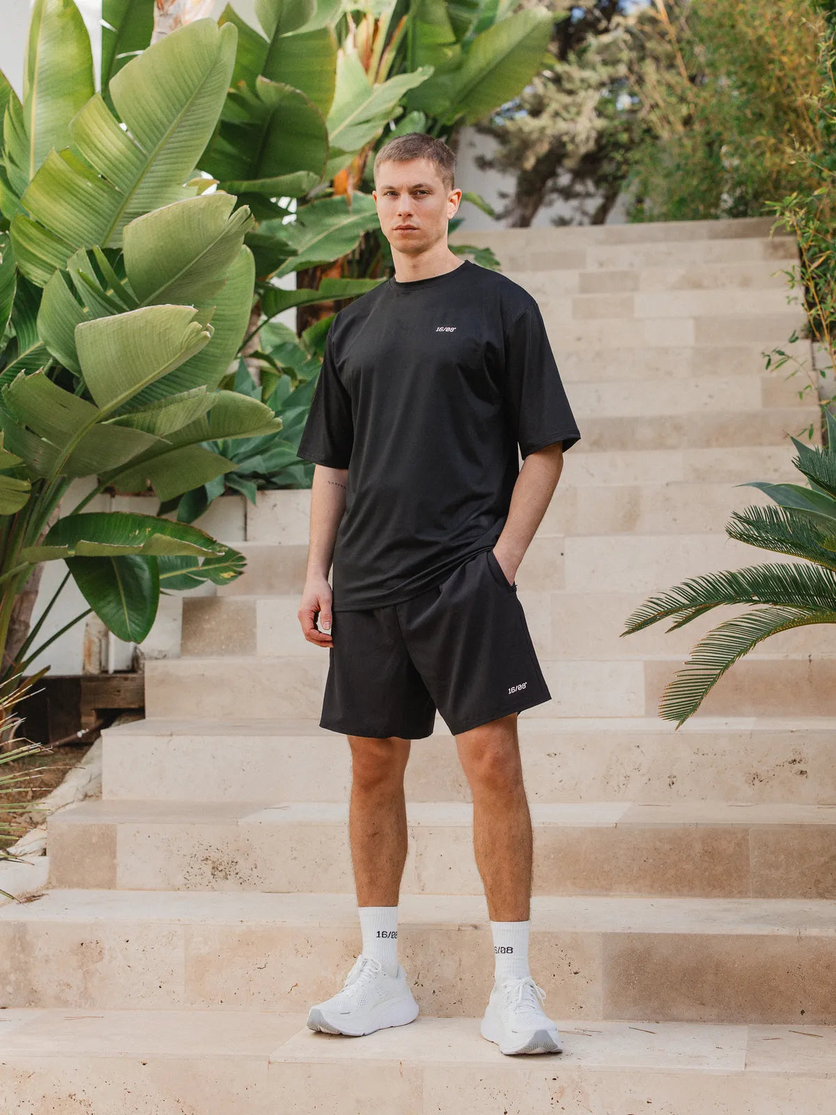 Black Oversized Sport T-shirt