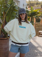 Yellow Amor Oversized Sweater