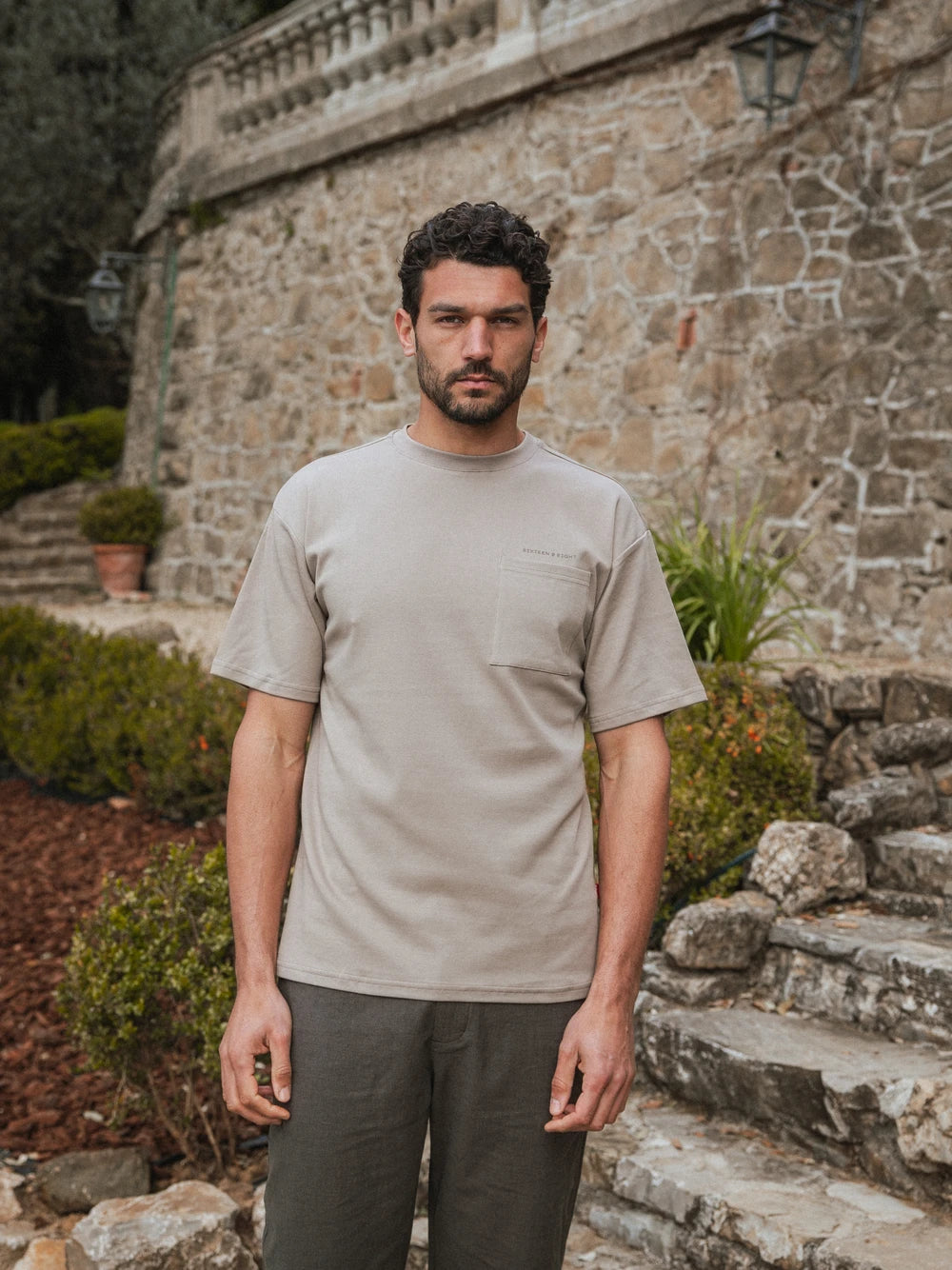 Brown Sangiovese Oversized T-shirt