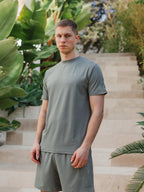 Olive Stitched Sport T-shirt