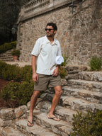 Light Brown Swim Shorts