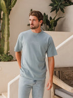 Light Blue Eivissa Oversized T-Shirt