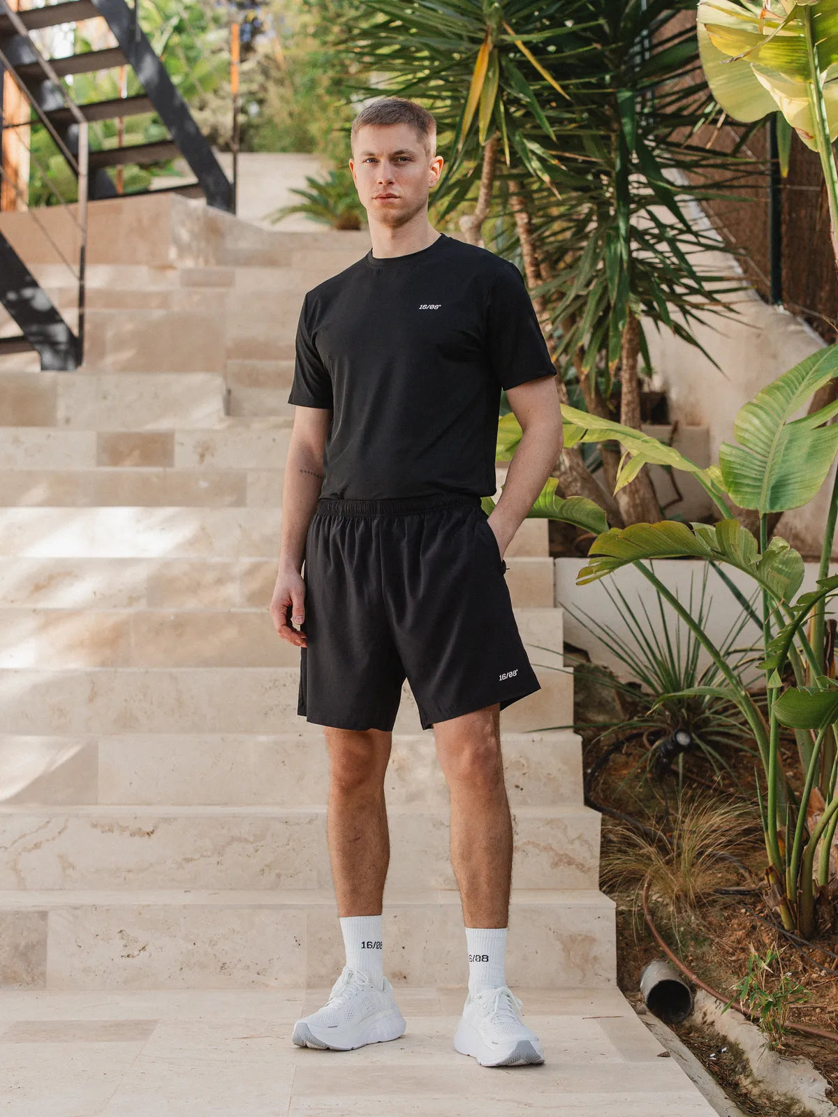 Black Basic Sport Short