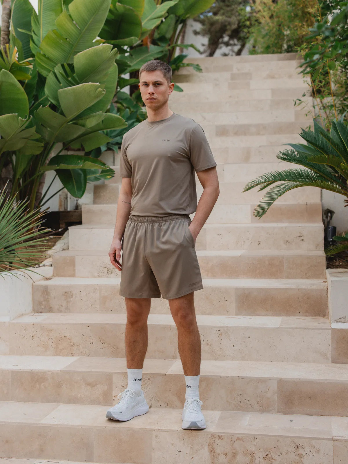 Brown Basic Sport Short