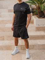 Black Stitched Sport T-shirt